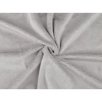 Minky hladké / jemný plyš METRÁŽ - 5 šedá světlá