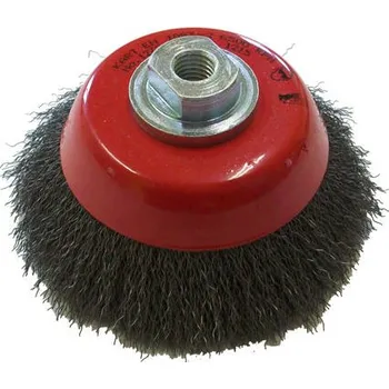 Drátěný kartáč Kartáč hrncový 120mm/M14 ocel 0,3 vlnitý