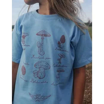 Chlapecké tričko Dětské tričko "Mykologické" modré Barva: Modrá, Velikost: 7-8 let/122-128 cm