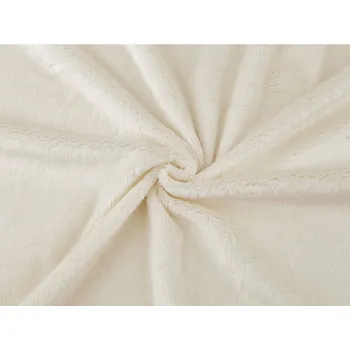 Minky hladké / jemný plyš METRÁŽ - 2 krémová světlá