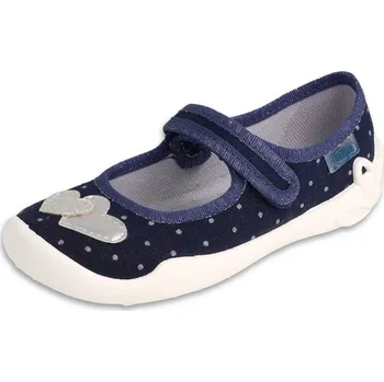 Dívčí obuv „Dětské bačkory Befado Blanca 114Y545 – tmavě modré přezůvky s hvězdami | Botonožka.cz“ Velikost: 32