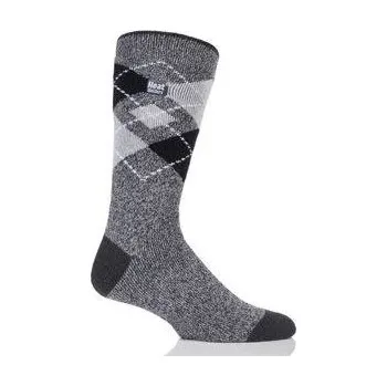Dámské termoprádlo Ponožky Heat Holders Lite pánské 39-46 šedé káro - doprava zdarma od 2 000 Kč