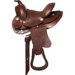 Westernové sedlo RANDOL´S Topeka 13 pony hnědé