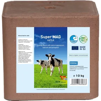 SIN Hellas Super Mag BIO minerální liz pro koně, skot, ovce s hořčíkem, vápníkem a fosforem10 kg - doprava zdarma od 2 000 Kč