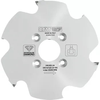 Pilový kotouč Diamantový kotouč lamelovací pro Lamello P-Systém - D100,4x7 d22 Z3, - C24060104, CMT