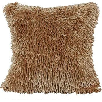 Dekorativní polštářek Eurofirany Povlak na polštář 40x40 SHAGGY Koral