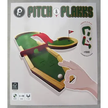 Desková hra Plakks Pitch&Plakks dřevěný minigolf