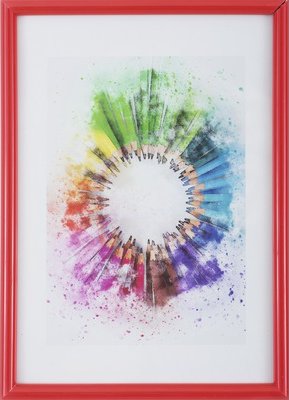 Bondecor Fotorám FAST - červený Velikost: 30x40