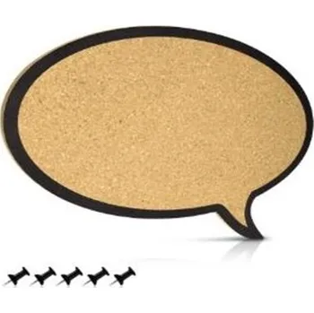 Bondecor Korková nástěnka " Bublina ovál" - 44x29cm