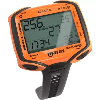 Mares Potápěčský počítač QUAD 2 Oranžová OR