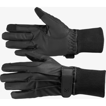 Jezdecké rukavice Jezdecké rukavice HORZE PU zimní b.černá 7