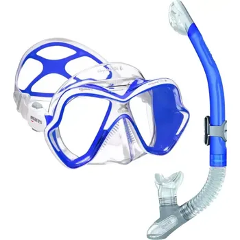 Potápěčská maska Mares Potápěčský a šnorchlovací set X-VISION ULTRA LIQUIDSKIN + ERGO DRY Modrá / transparentní CLBLWCBL