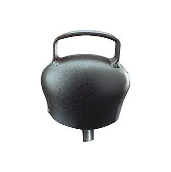 Pastevní zvonec plechový ocelově modrý 80mm - doprava zdarma od 2 000 Kč