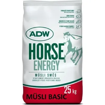 Krmivo pro koně ADW MÜSLI BASIC pro koně ve střední zátěži 25kg - doprava zdarma od 2 000 Kč