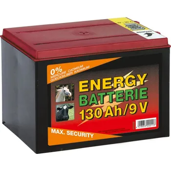 Zinko-karbonová baterie pro elektrický ohradník 9V/130Ah - doprava zdarma od 2 000 Kč