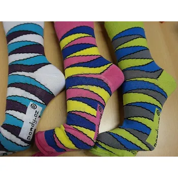 Ponožky PONDY designové CIK CAK růžové 37-38 - doprava zdarma od 2 000 Kč