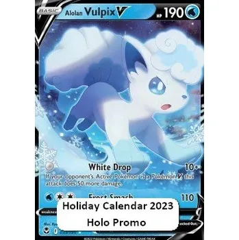 Karetní hra Pokémon SIT 033/195 Alolan Vulpix V (Holiday Calendar) - Silver Tempest