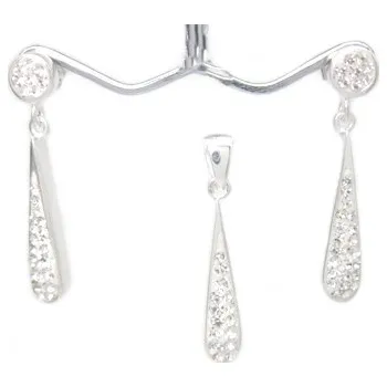 Souprava šperků Soupravy Swarovski komponent bílá