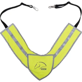 Vybavení pro koně HKM Reflective reflexní poprsák pro koně b.žlutá - doprava zdarma od 2 000 Kč