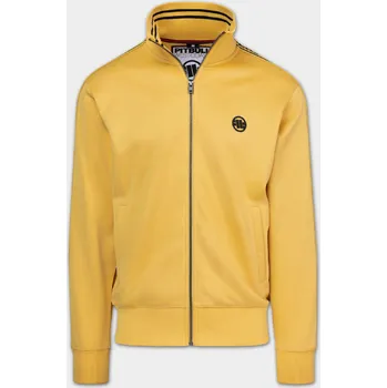 Pánská mikina Mikina PitBull West Coast Tape Logo - žlutá - PWC_PMOTAPELOG_YELLOW Velikosti: XL