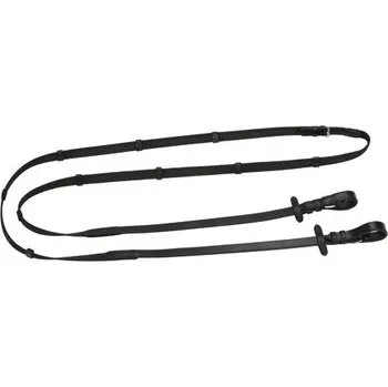 Otěže pogumované protiskluzové černé - doprava zdarma od 2 000 Kč