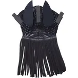 WALDHAUSEN čabraka s třásněmi proti hmyzu pro koně b.černá 1/pony