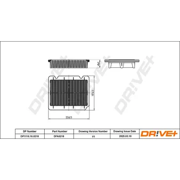 Vzduchový filtr Vzduchový filtr Dr!ve+ DP1110.10.0218