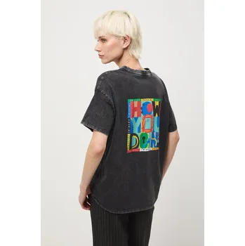 Dámské tričko Bavlněné tričko Medicine RW25-TSDA74 šedá GRX, vel. M