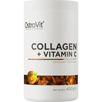 Kloubní výživa Ostrovit Collagen + vitamin C 400 g Příchuť: Cola & Rum