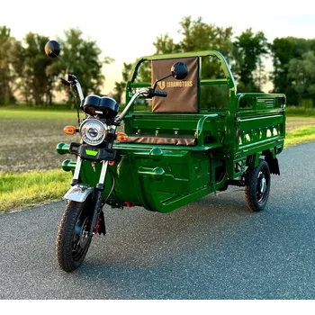 Elektromobilita Leramotors Elektrická tříkolka Leramotors tuk tuk cargo G1+ 1000W - zelená