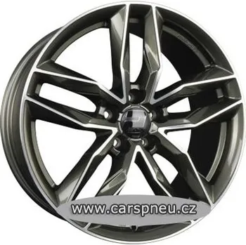 Disk 2DRV WH40 gunmetal poliert | 8,5x19, 5x112, ET40 (Wheelworld, 13046)