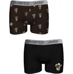 Pánské boxerky John Frank JF2BEF43 2pack dleobrázku XXL