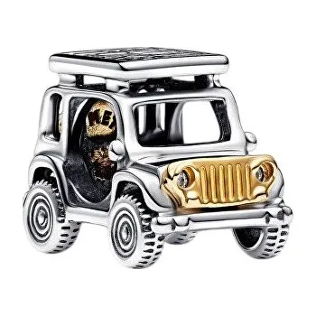 Náramek Pandora Propracovaný bicolor korálek Adventure Moments 763330C01 + 2 měsíce na vrácení zboží