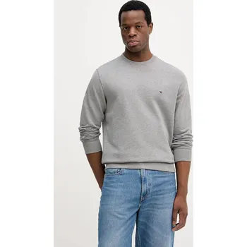 Dámská mikina Bavlněná mikina Tommy Hilfiger MW0MW37237 šedá 90X, vel. XL