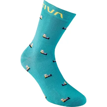 Pánské ponožky Ponožky La Sportiva Outdoor Fun Socks Emerald/Yellow 41-43 EU