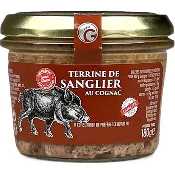 Kančí terina s koňakem 180g