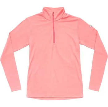 Dámské termoprádlo Dámské merino triko se stojáčkem na zip DEVOLD Breeze Plus Merino 200 Zip Neck Wmn, Apricot - M