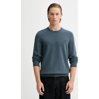 Pánský svetr Bavlněný svetr Marc O'Polo pánský, modrá barva, 620502360074 55X, vel. M