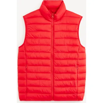 Pánská vesta Celio Prošívaná vesta Fulock 1131030 Červená XL