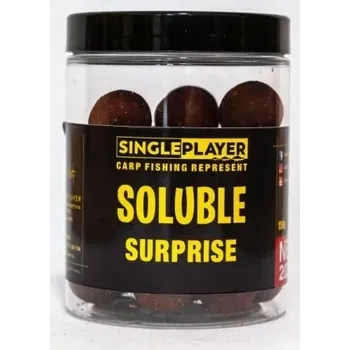 Boilies SINGLEPLAYER Rozpustné Boilies SOLUBLE SURPRISE - 20mm 150g