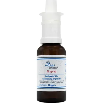 Tělový krém Koloidní stříbro nosní sprey 30ml 10ppm