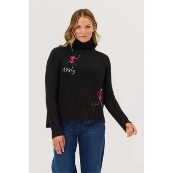 Dámský svetr KRIMSON KLOVER SWEATER JANICA BLACK Velikost: L