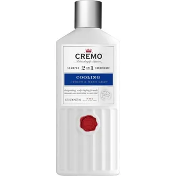 Šampon Cremo Citrus & Mint Leaf Cooling Shampoo 2in1 Condicioner - Osvěžující šampon a kondicionér 2v1 473 ml