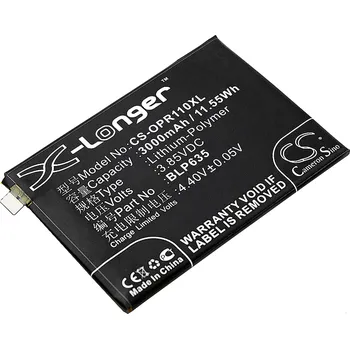 Baterie k notebooku Baterie Cameron Sino CS-OPR110XL za OPPO BLP635 - neoriginální