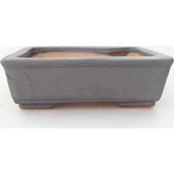 Květináč Keramická bonsai miska 11 x 8,5 x 3,5 cm kovová