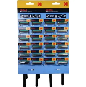 KODAK Jednorázový holicí strojek Max 2 - Blue, 2 ks