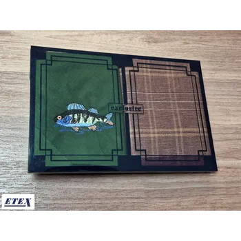 Dárkové pánské bavlněné kapesníky pro rybáře - Okoun 2ks