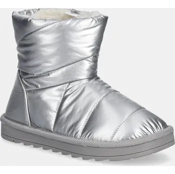 Dívčí sněhule Dětské sněhule United Colors of Benetton stříbrná barva, 8GCPCD01L 8GCPCD01L.G.Seasonal SLV, EUR 36