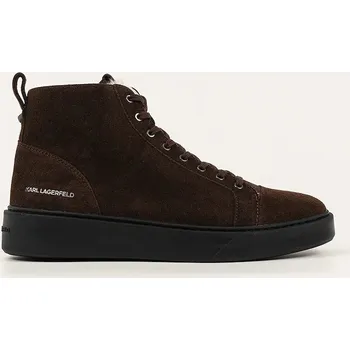 Pánská obuv Semišové boty Karl Lagerfeld FLINT II KL53353L.5CH hnědá 89X, EUR 45