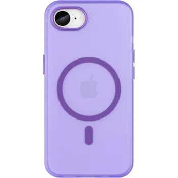 Pouzdro na mobilní telefon Matný průsvitný kryt s MagSafe pro iPhone 16e - fialový